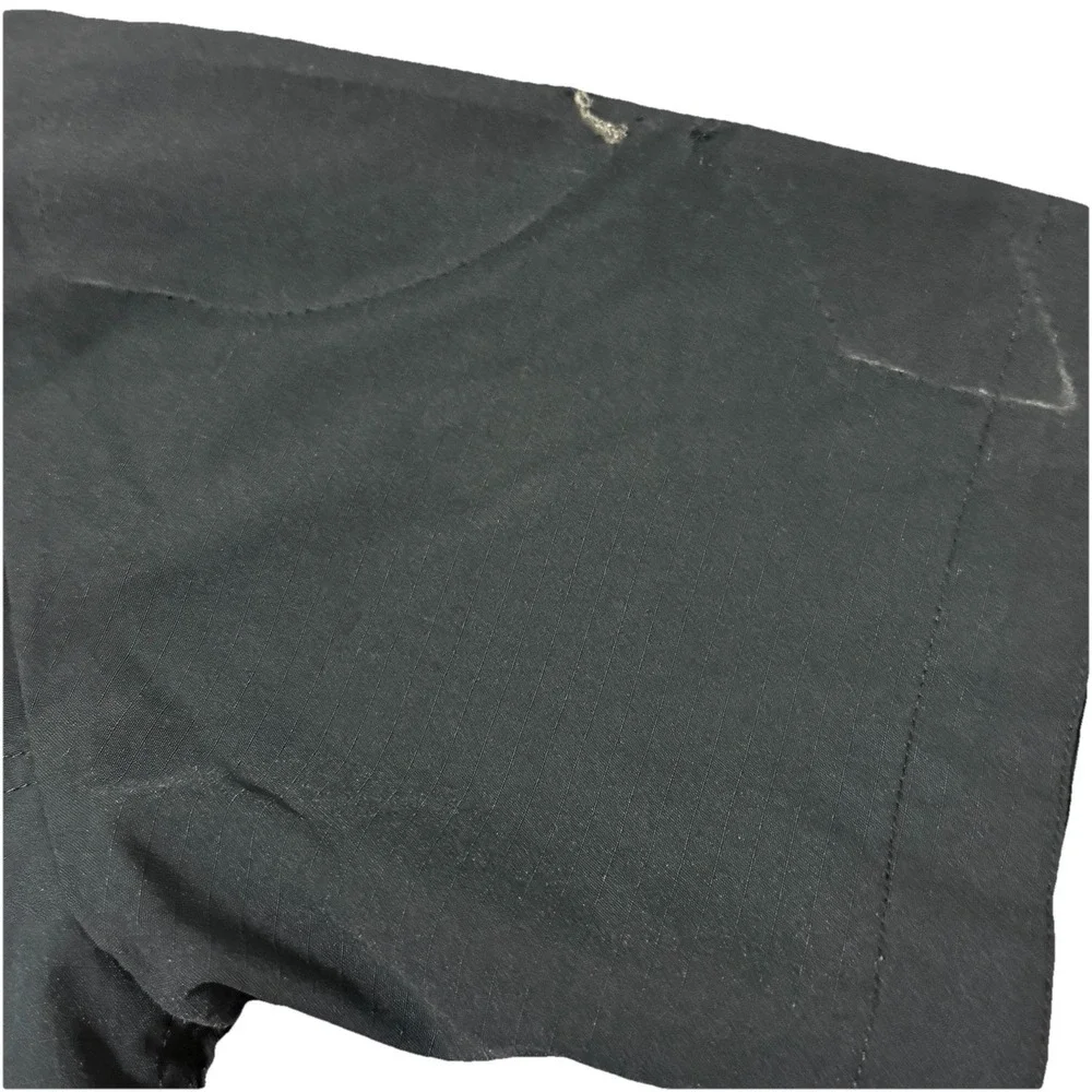 Blauer Police Uniform Short Sleeved Poly Zippered Shirt Size‎ Medium Blue